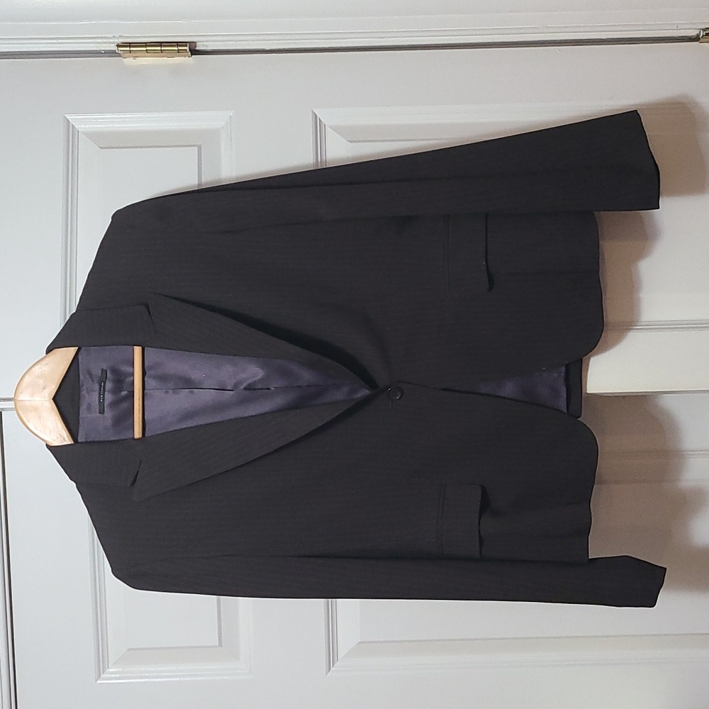Eli Tahari Jacket, chocolate, beautiful lining